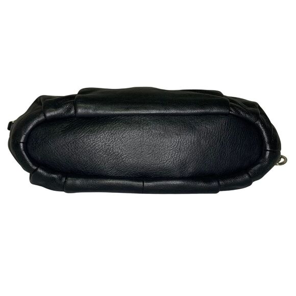 Coach Madison Black Leather Convertible Satchel with Shoulder Strap Medium Size - Picture 7 of 13